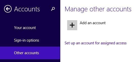 অন্যান্য অ্যাকাউন্ট যোগ করুন