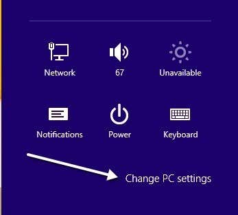 পিসি সেটিংস পরিবর্তন করুন